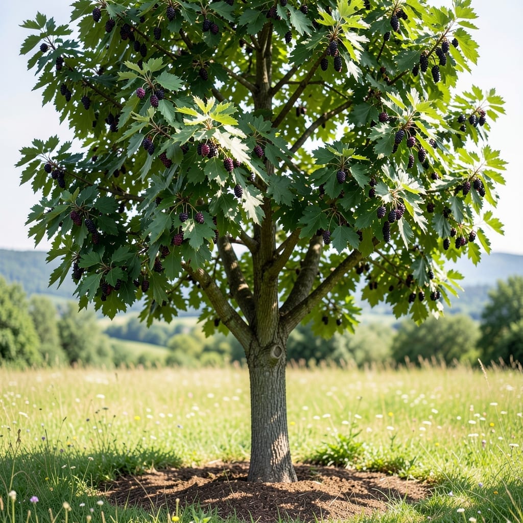 Height Of Mulberry Tree: Growth Stages And Mature Size Guide