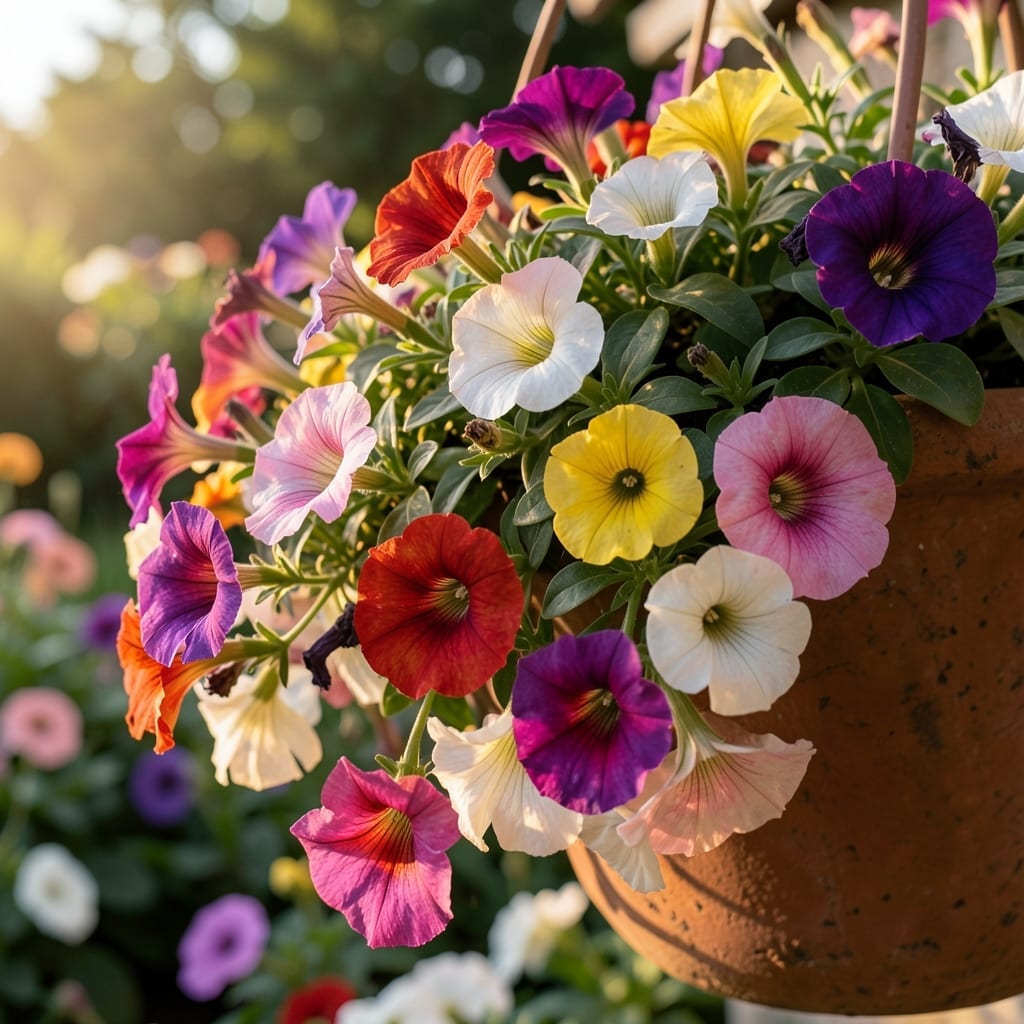 Petunias for Vibrant Color