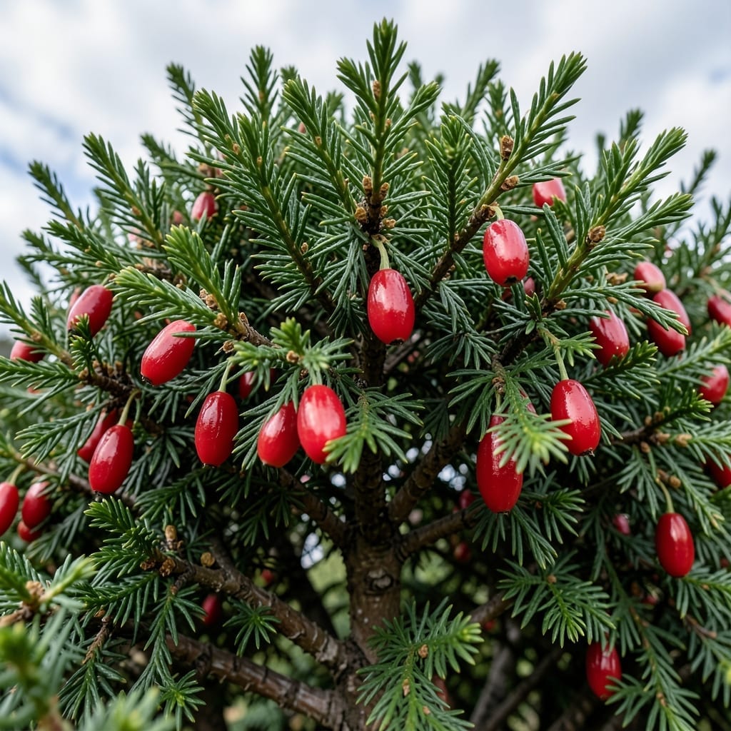 English Yew Berry Bush