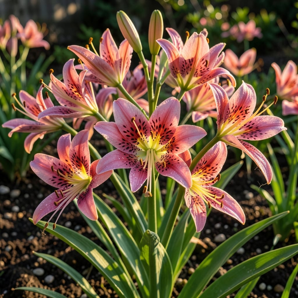 Vibrant Pink Stargazer Lilies