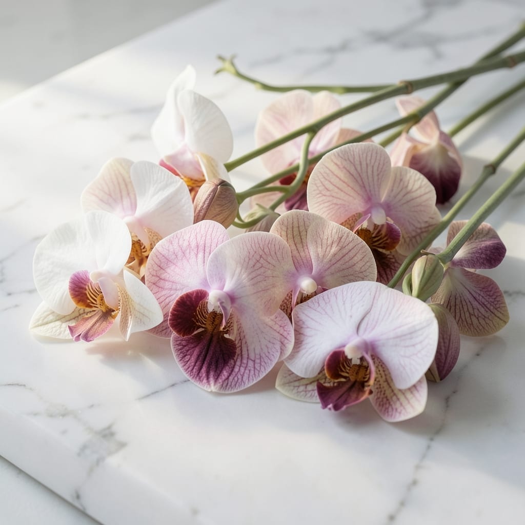 Dried Orchid Blooms