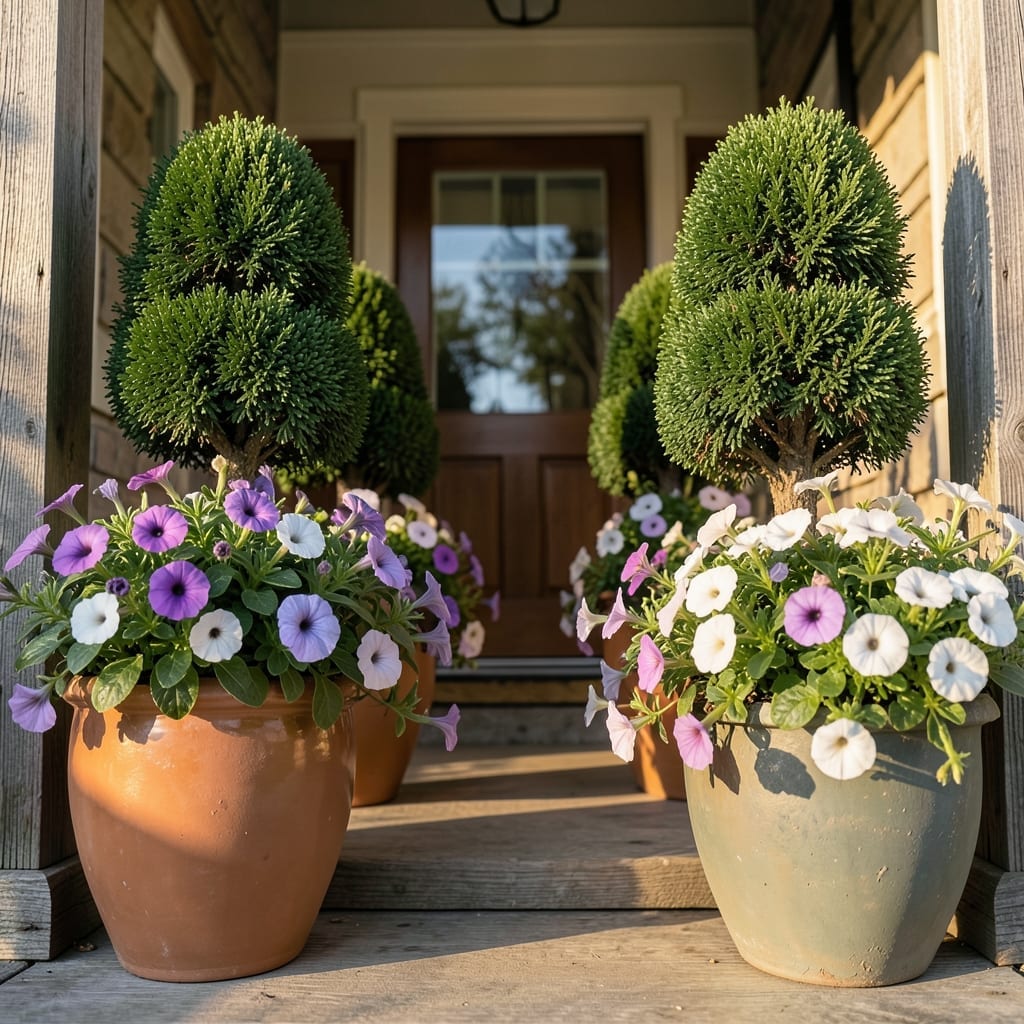 Container Garden Entryway