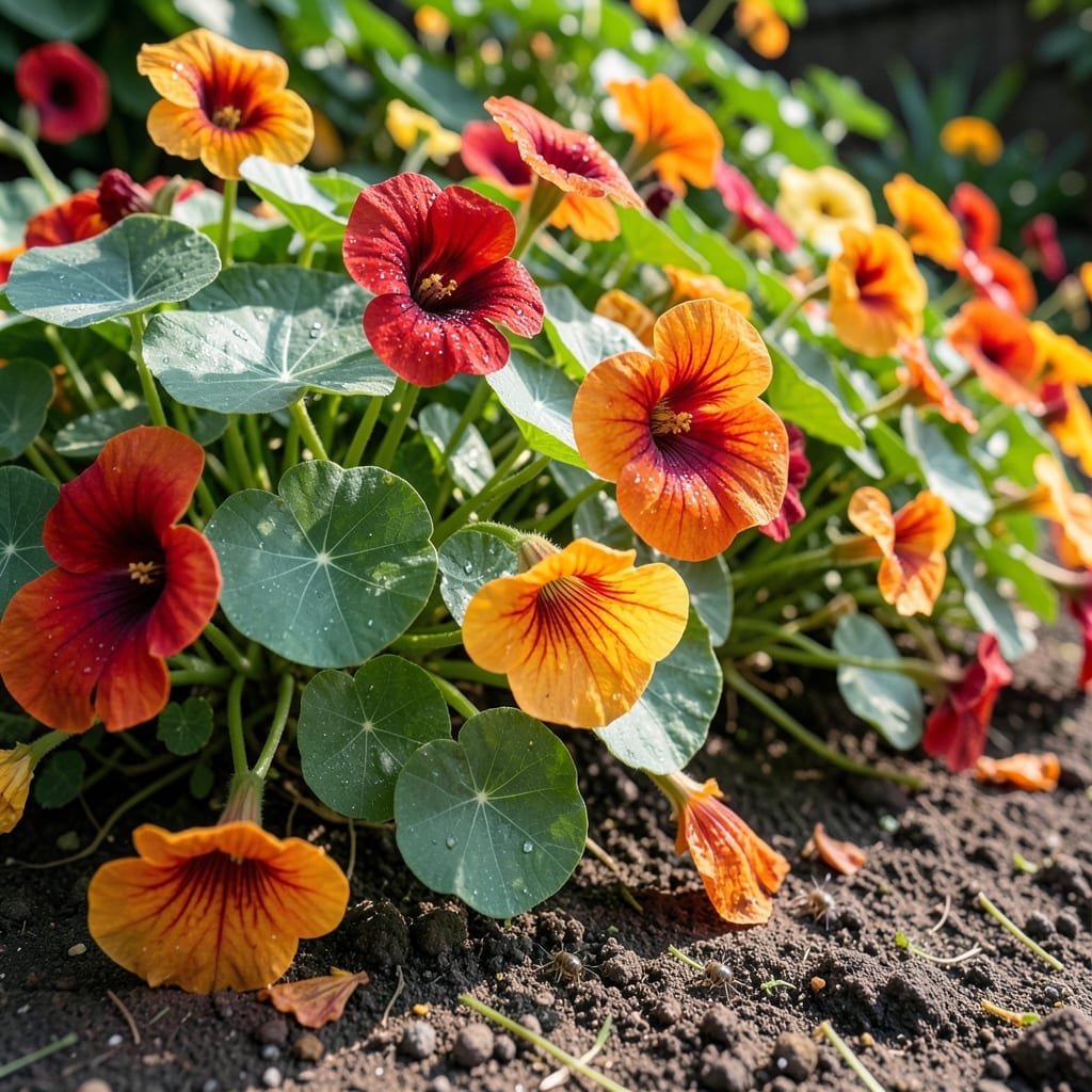 Nasturtiums for Edible Landscapes
