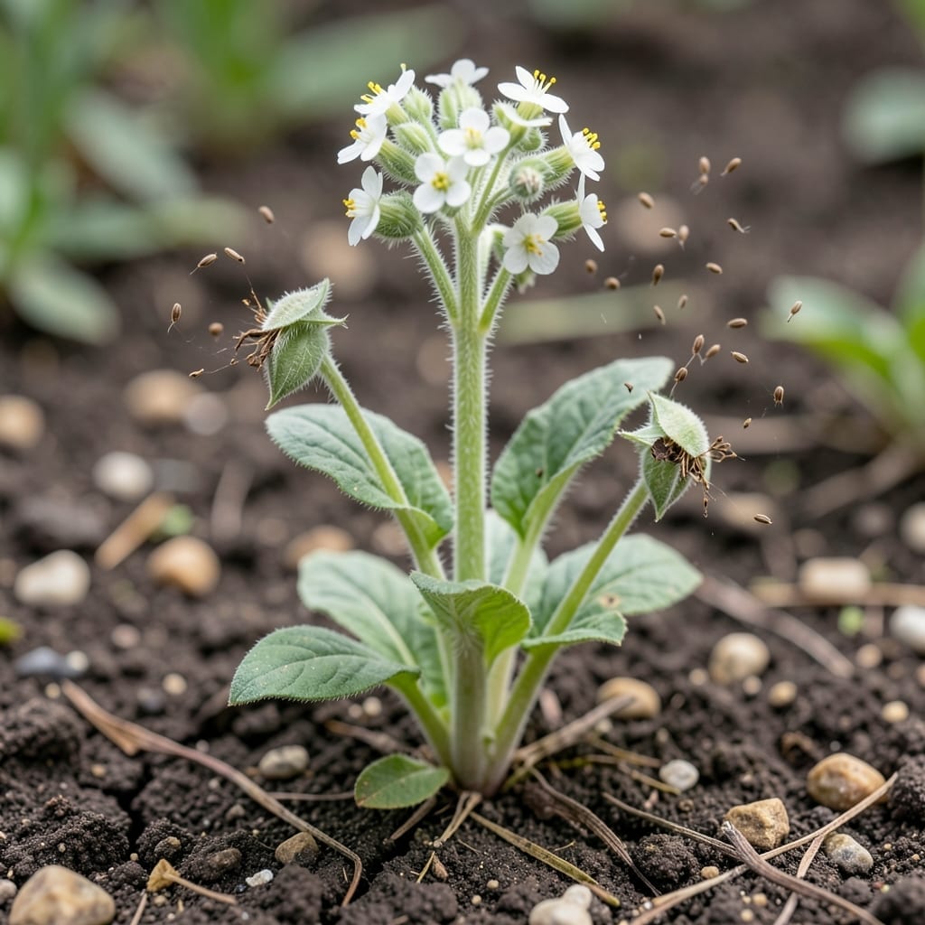 Shepherds Purse Seed Propulsion