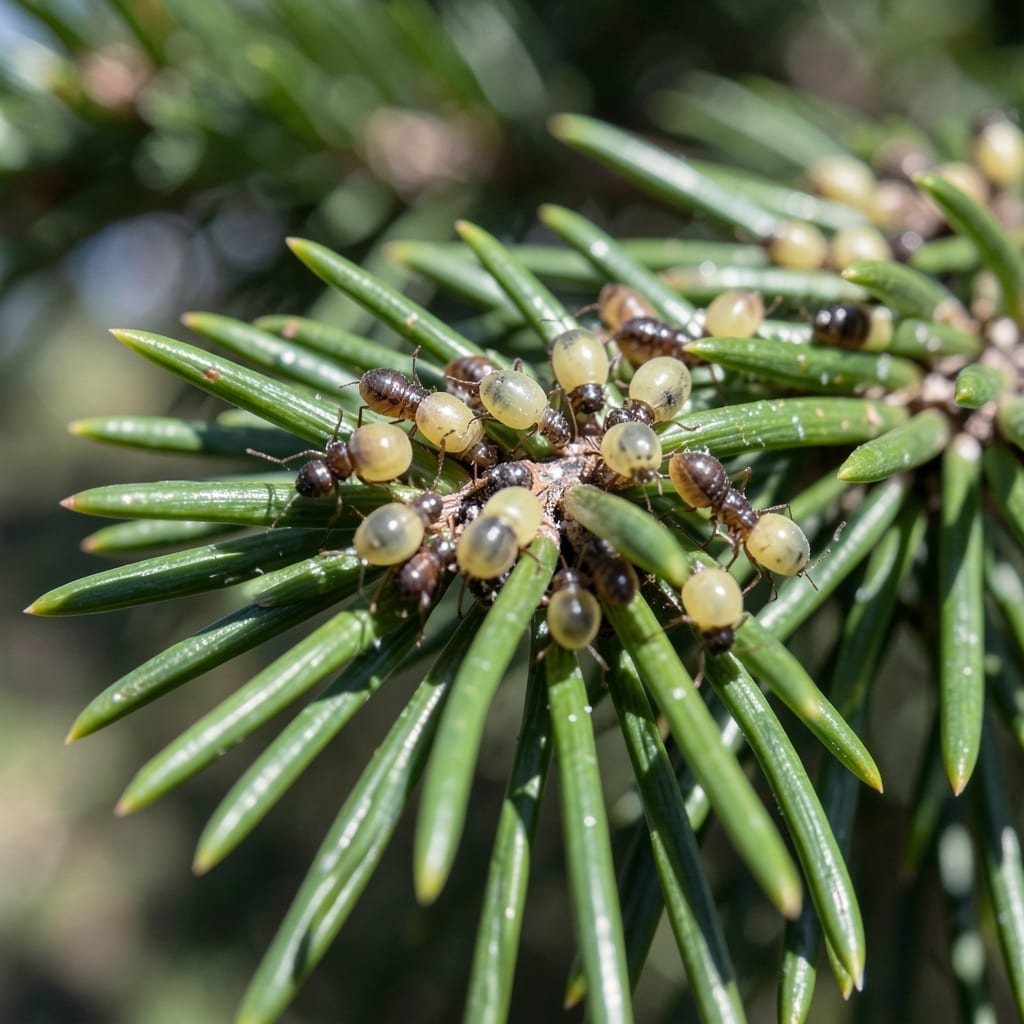 Conifer Aphids Treatment: Non-Toxic Spray for Evergreen Protection
