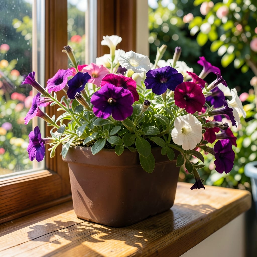 Petunias for Continuous Blooms