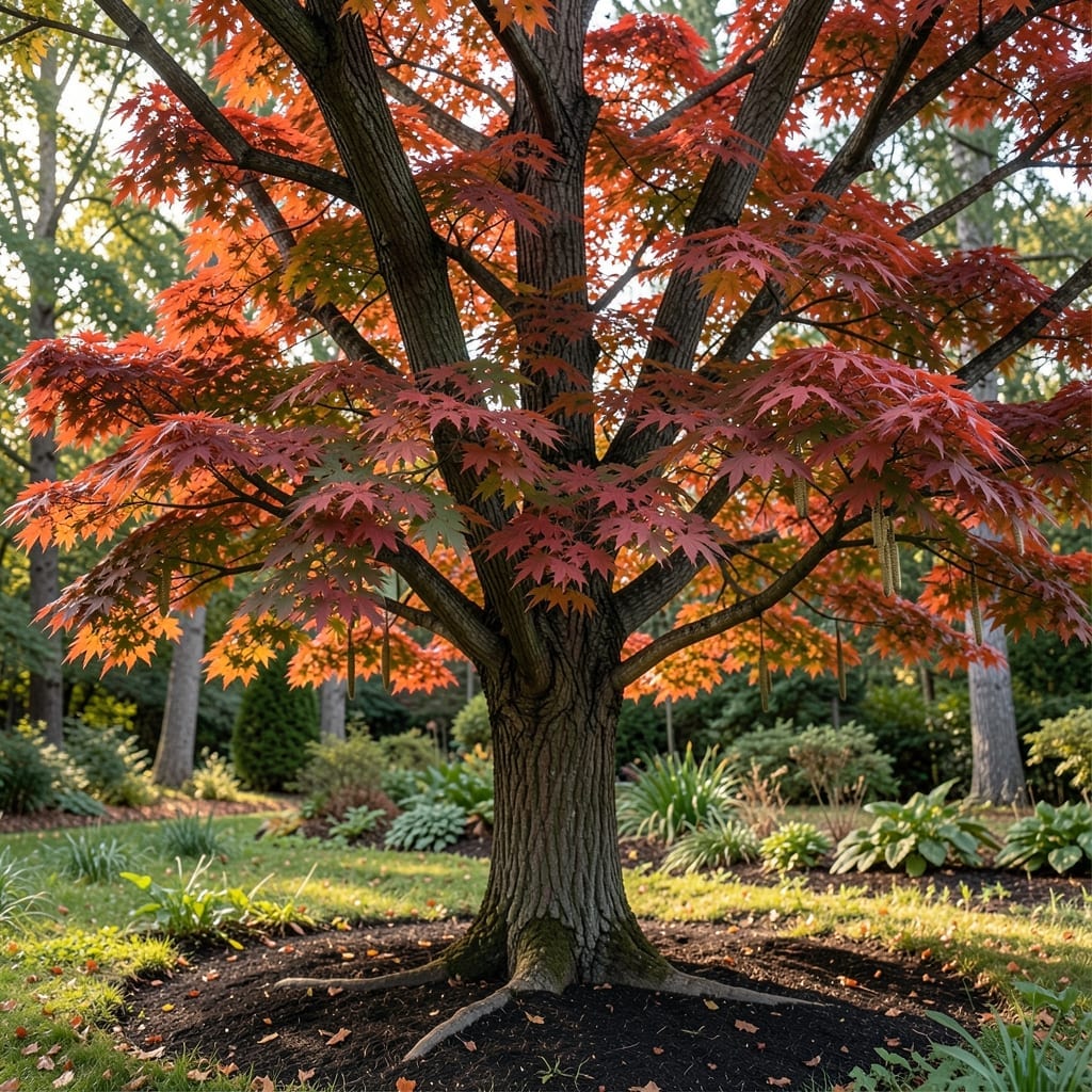 Mature Red Maple Bark: Identifying Age and Texture Changes