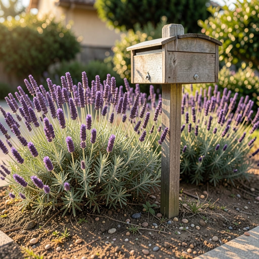 Lavender and Rosemary Border