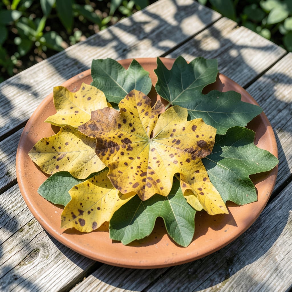 Complete Fig Tree Leaves Turning Yellow With Brown Spots: Causes And Natural Remedies overview image