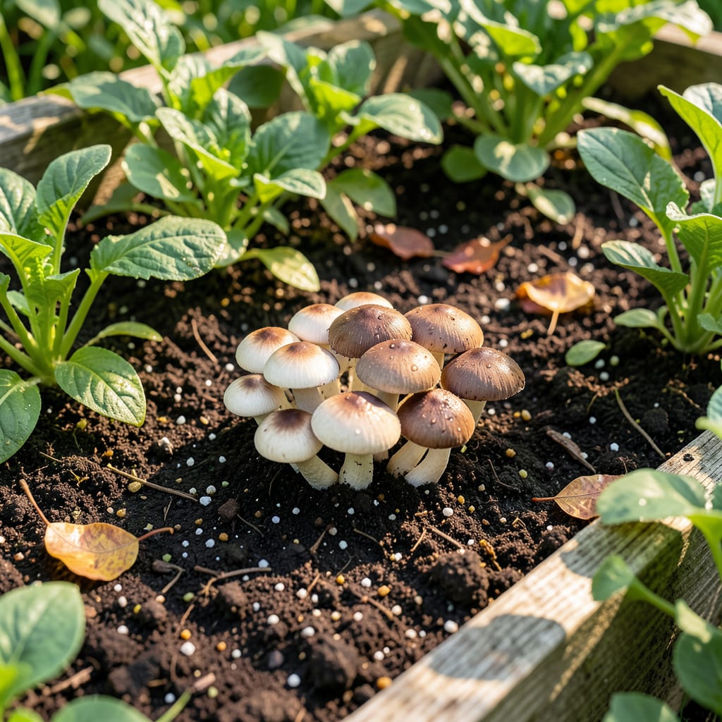 Complete Fungus in Vegetable Garden Soil: Visual Identification and Organic Treatment overview image