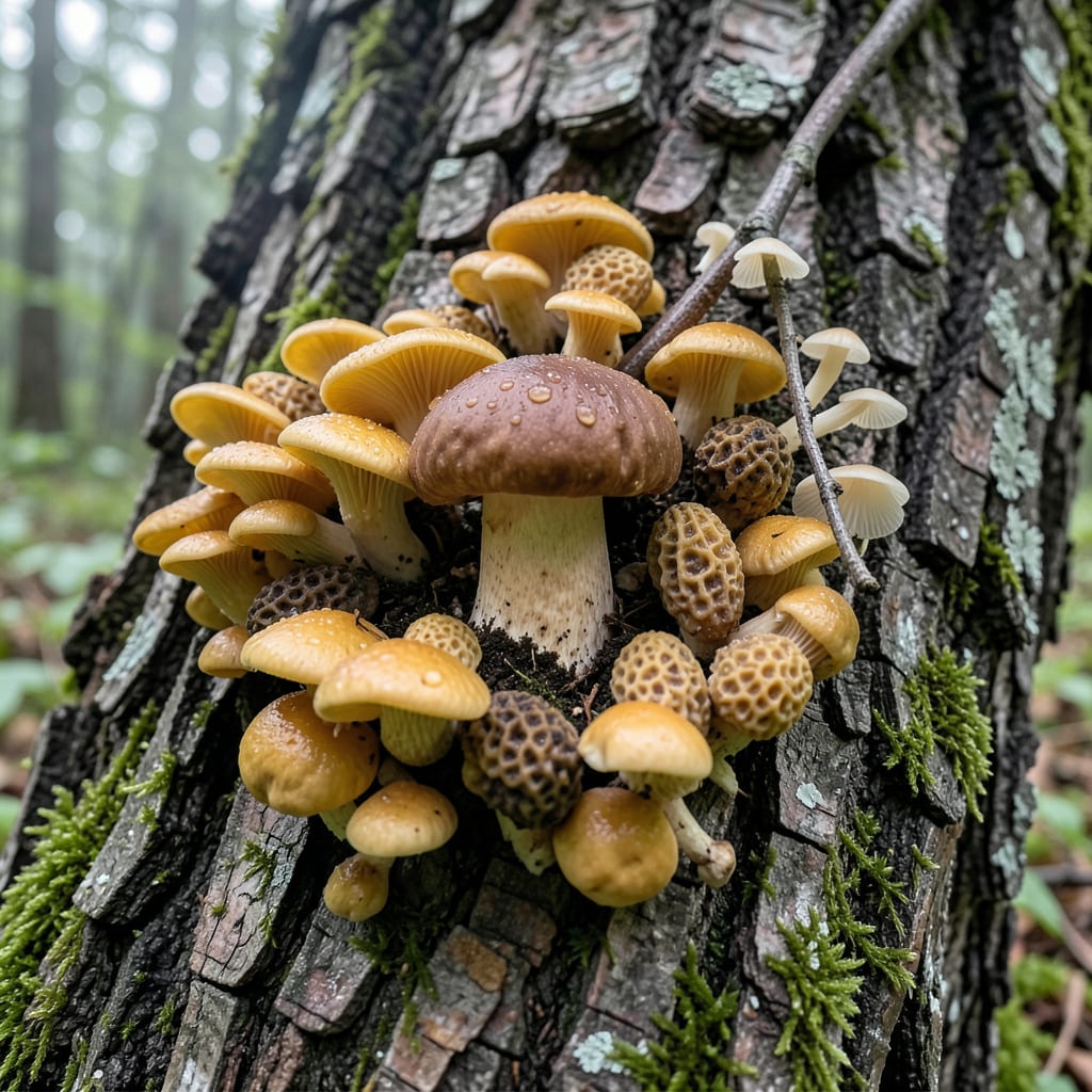 Fungus on Tree Bark: Identification and Safe Removal Methods illustration with key details