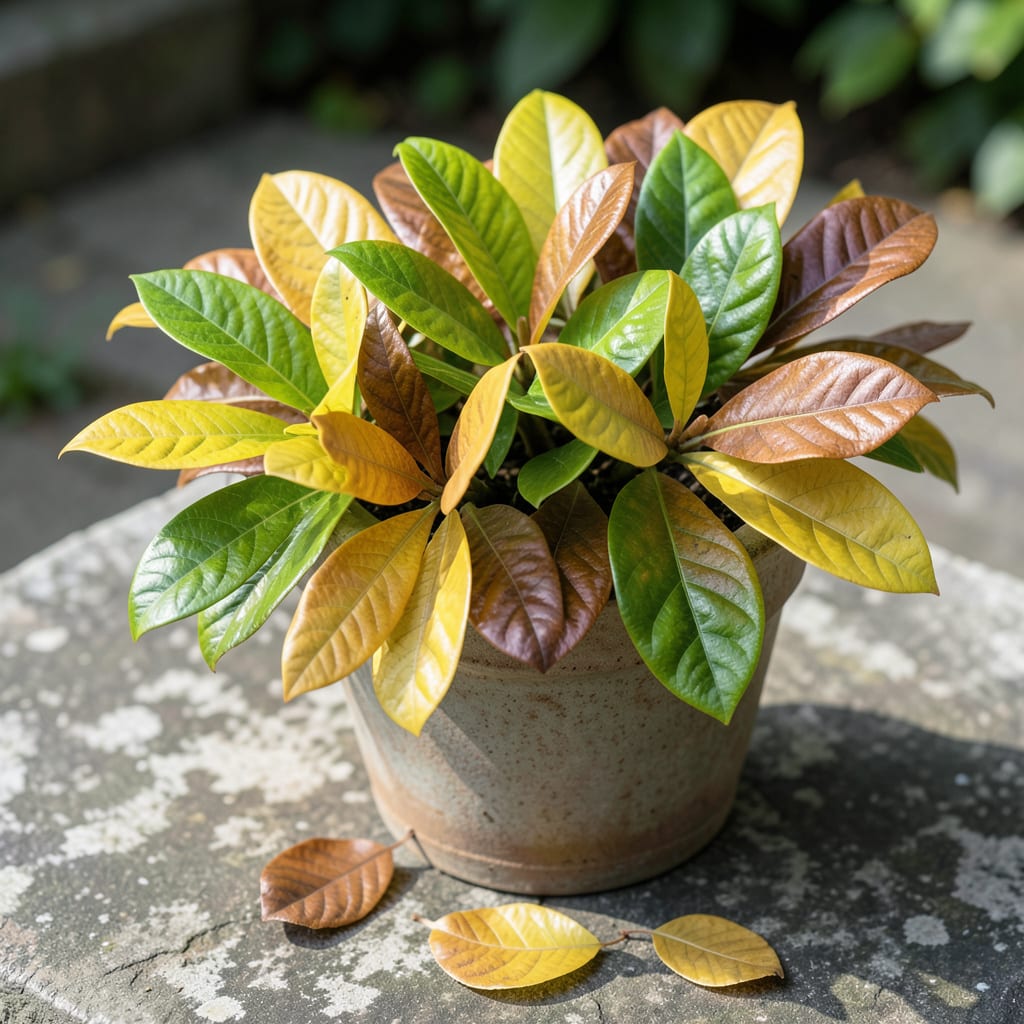 Visual representation of Gardenia Leaves Turning Yellow and Brown: Nutrient Deficiency or Watering Imbalance Fix