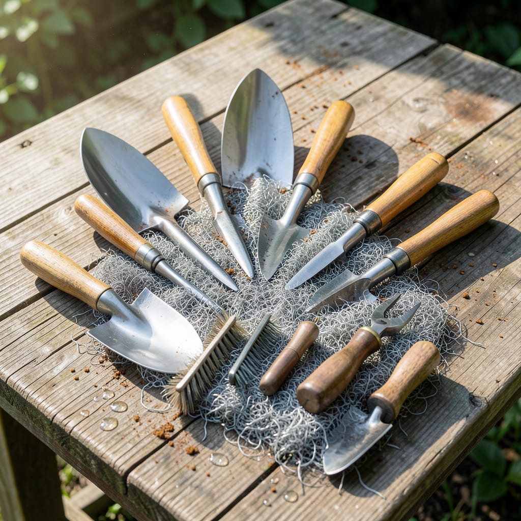 Getting Rust Off Garden Tools: Natural And Safe Methods example with annotations