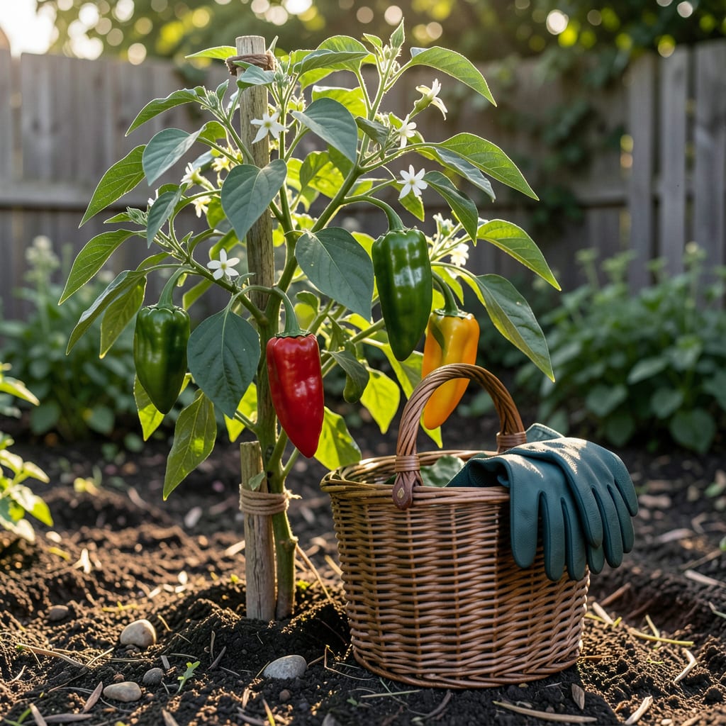 Giant Marconi Pepper When to Pick: Perfect Harvest Timing Guide example with annotations