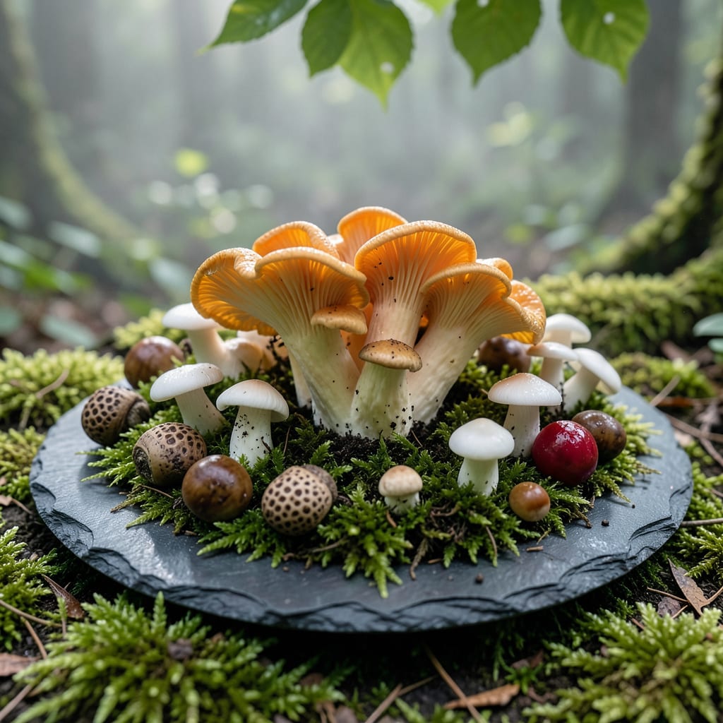 Visual representation of ground fungus garden fungus identification