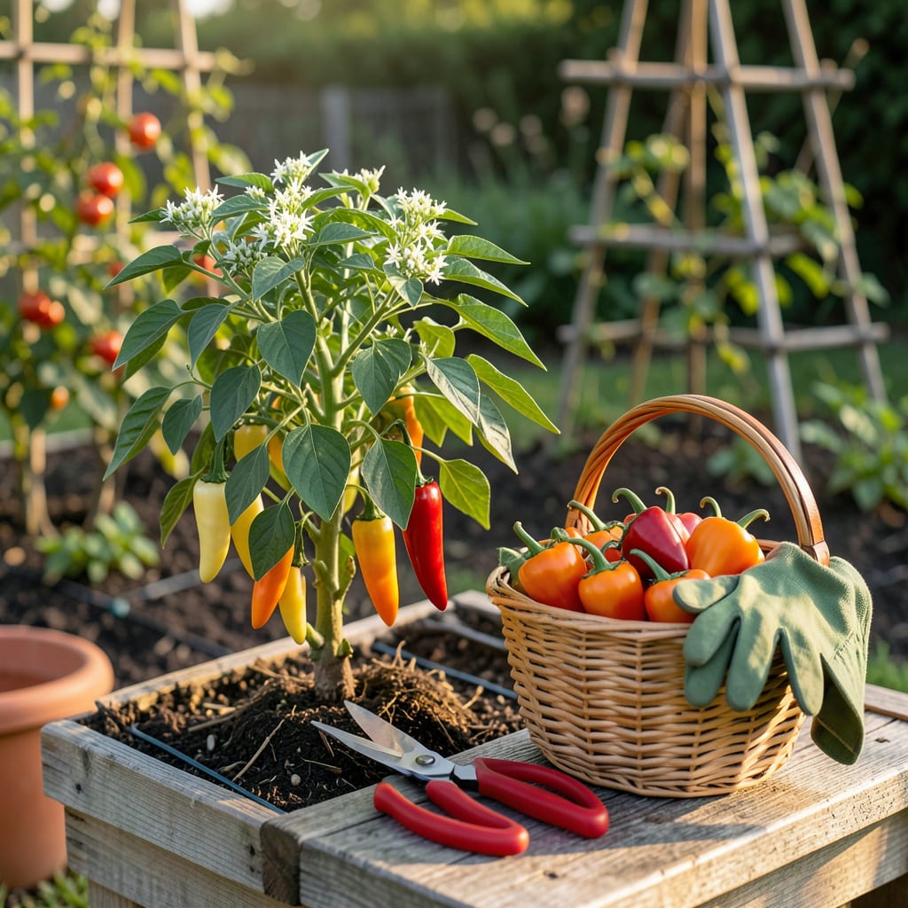 Gypsy Pepper When to Pick: Perfect Harvest Timing for Best Flavor example with annotations
