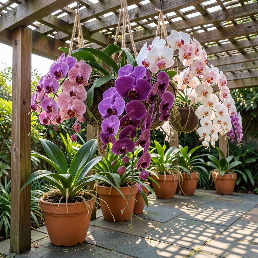 Hanging Orchids Outside: Thriving Blooms in Your Outdoor Oasis