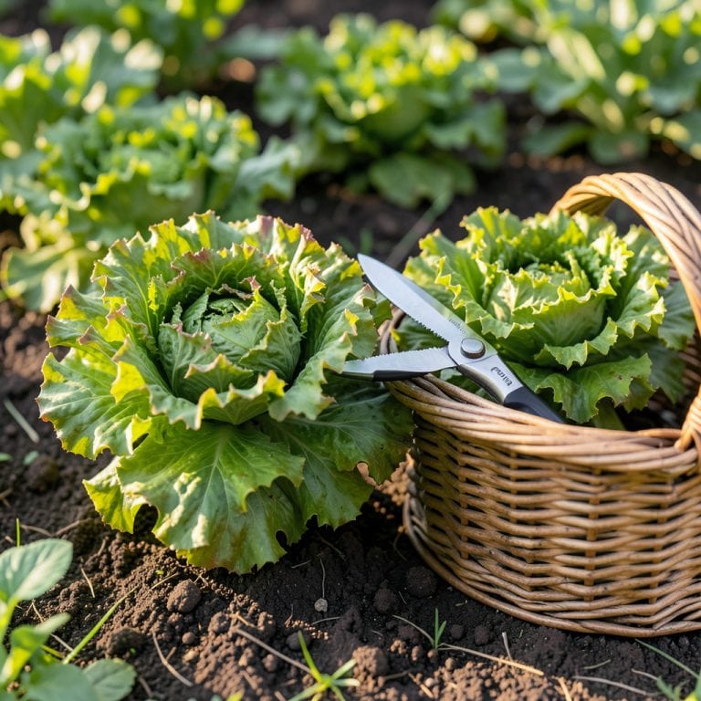 Harvest Black Seeded Simpson Lettuce: Timing for Continuous Yields