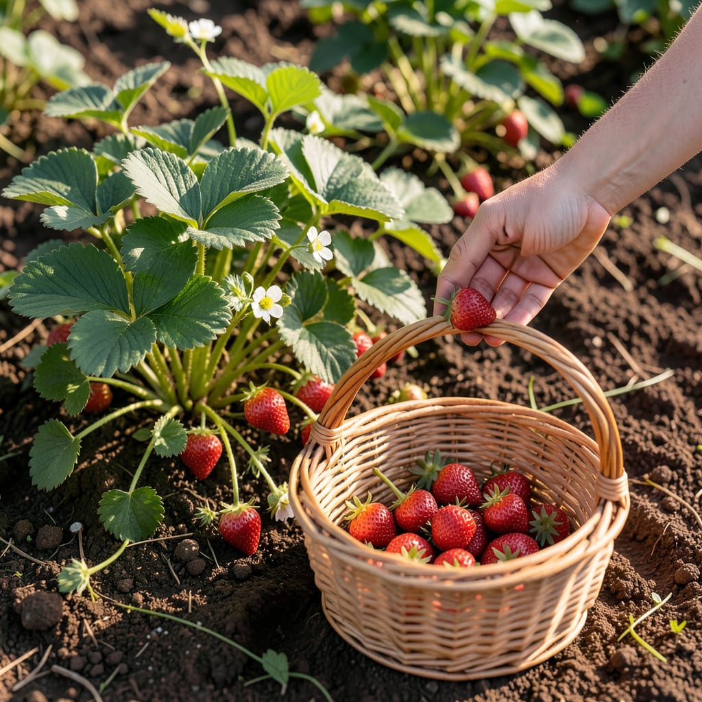 harvest time for strawberries detailed visual guide