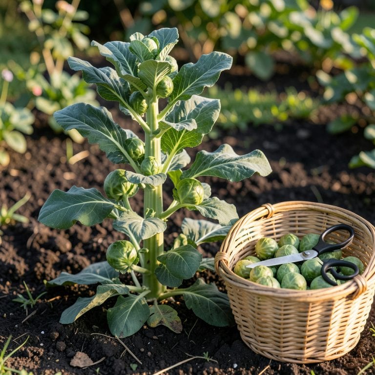 Harvesting Brussel Sprouts Plant: Timing and Methods for Sweetest Sprouts