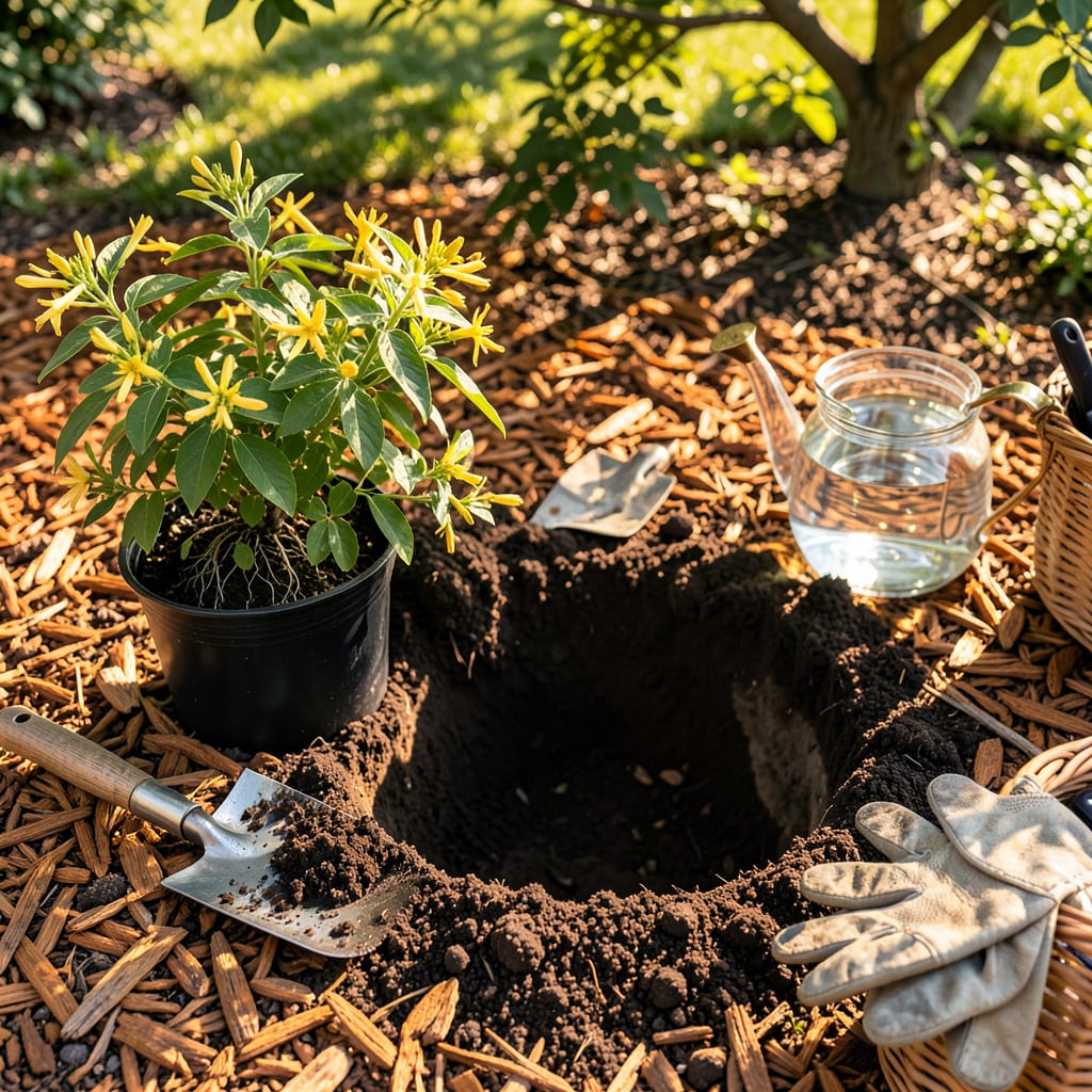 Honeysuckle Transplant Guide: Move Your Vine Without the Shock detailed visual guide