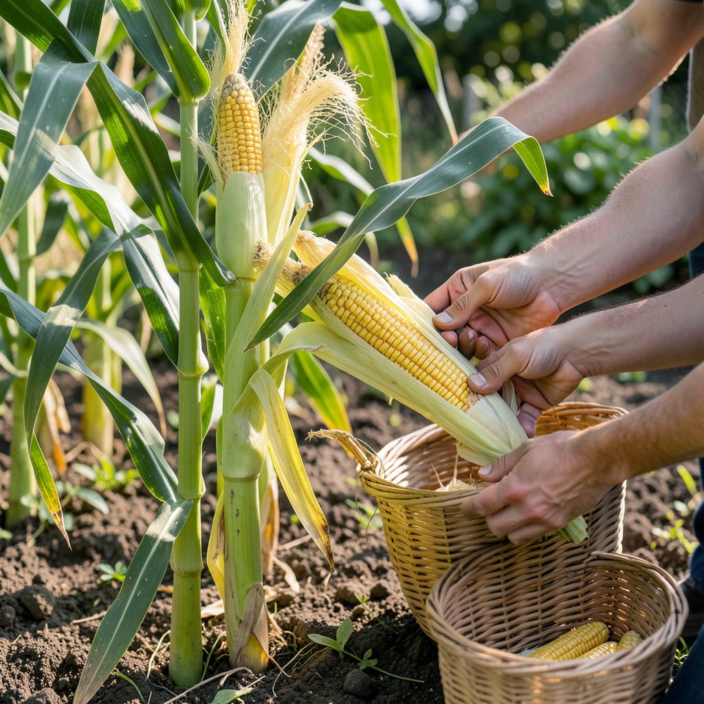 How Do You Know If Corn Is Ready to Pick: Kernels That Ooze Milky Liquid detailed visual guide