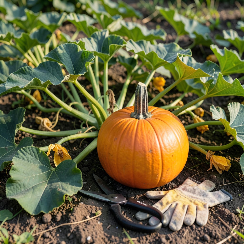 How Do You Know When a Pumpkin Is Ready to Pick: Stem Hardness and Rind Tests illustration with key details