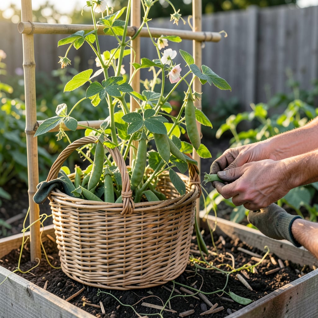 How Do You Know When Peas Are Ready to Pick: 5 Clear Signs to Watch example with annotations
