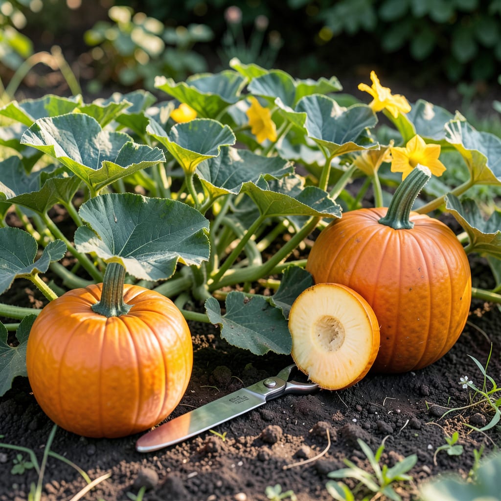 How Do You Know When Pumpkins Are Ready to Harvest: Stem Hardness and Rind Test detailed visual guide