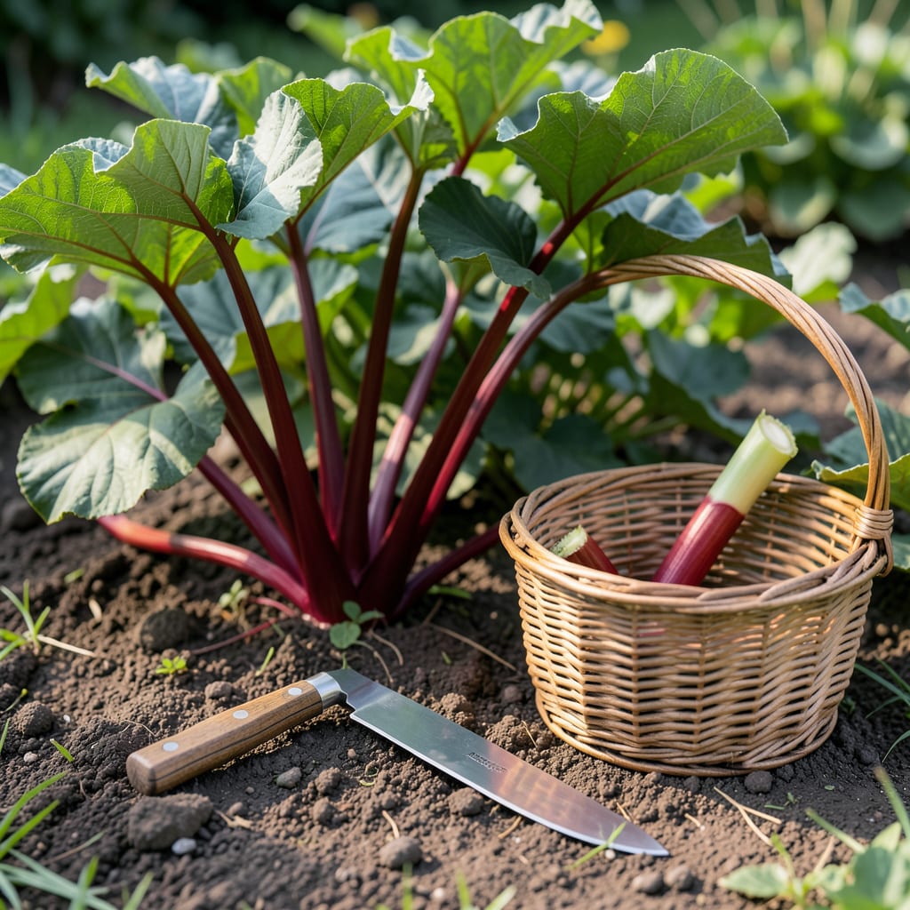 how do you know when rhubarb is ready to pick detailed visual guide