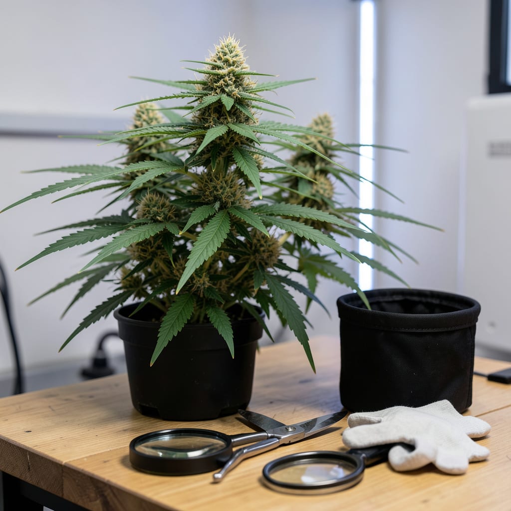 Complete How Do You Know When to Harvest Pot: Pistil Color and Trichome Check overview image