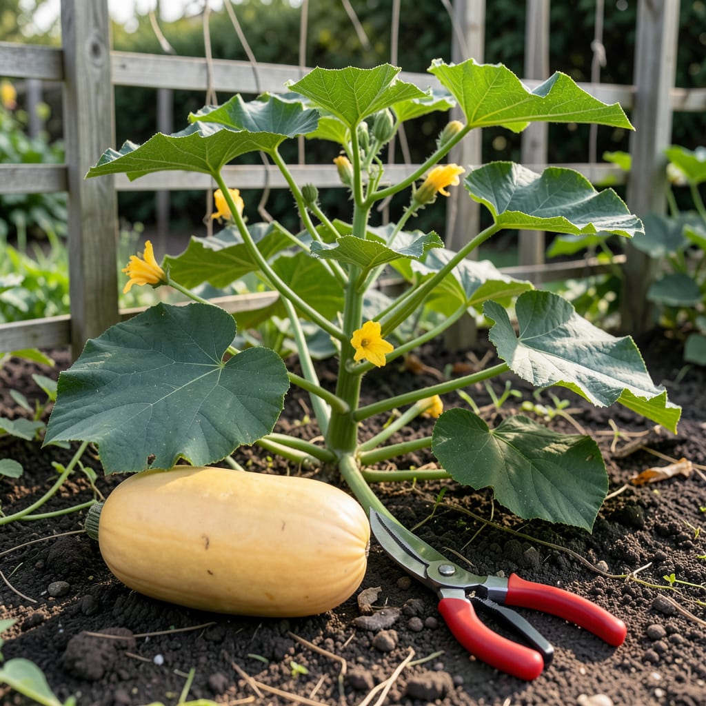 How Do You Know When to Harvest Spaghetti Squash: Rind Hardness and Color Clues illustration with key details