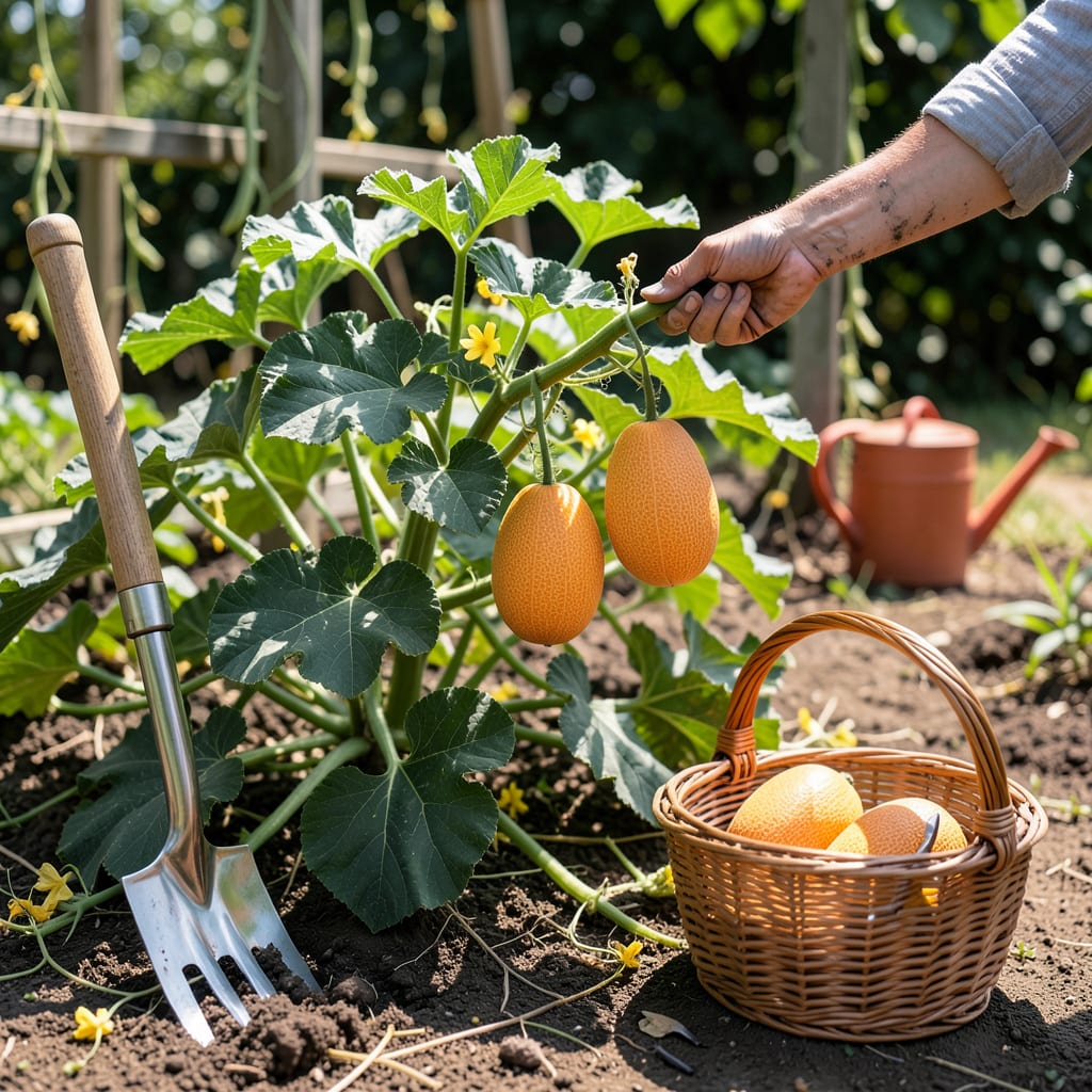 Complete how do you know when to pick a cantaloupe overview image