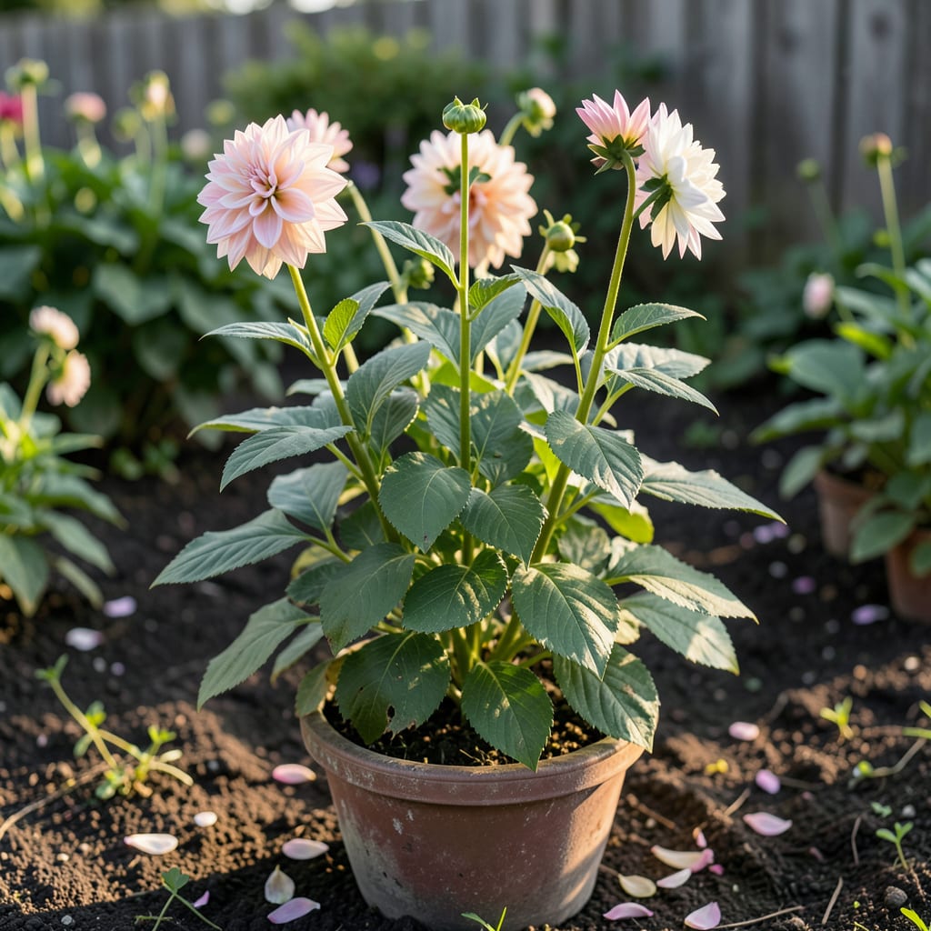 How Long Do Dahlias Bloom: Tips for Extended Flowering Seasons example with annotations