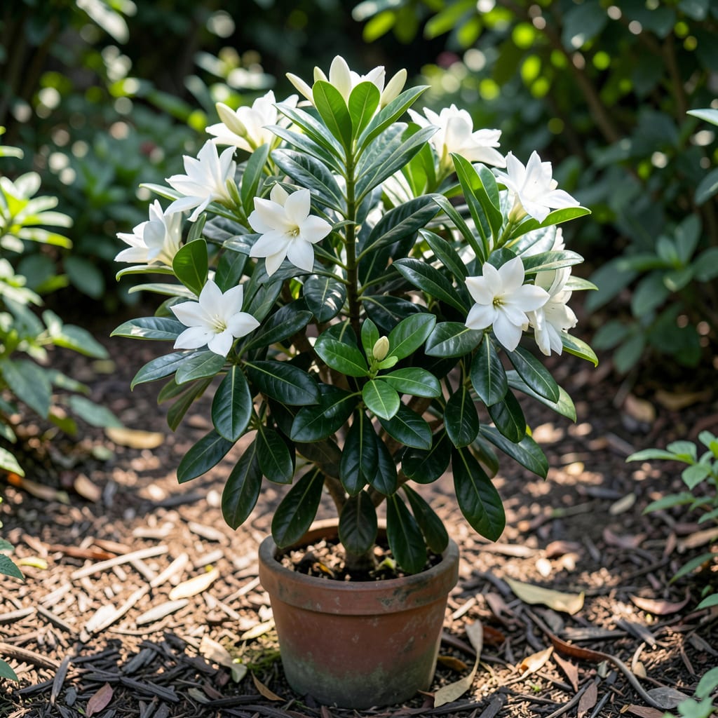 How Long Do Gardenias Bloom: Tips for Longer Flowering Periods example with annotations