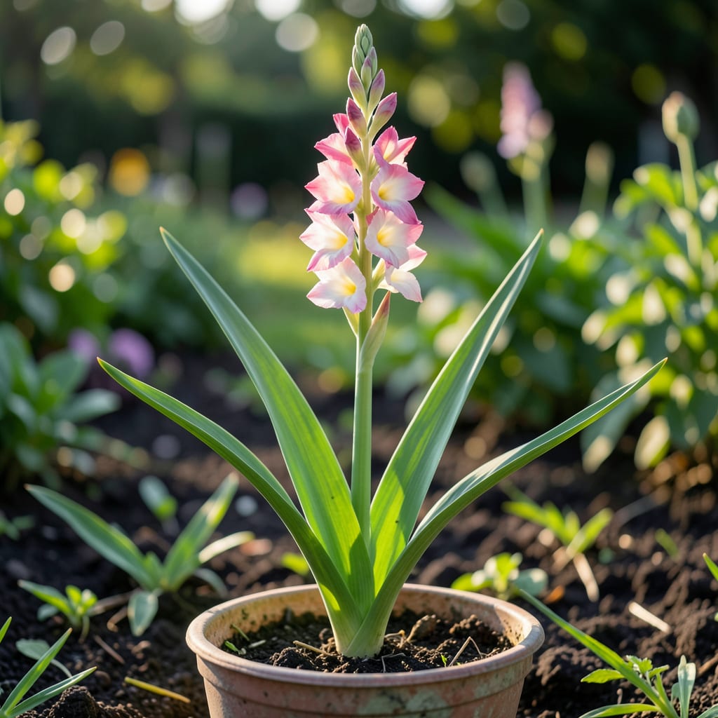 How Long Do Gladiolus Bloom: Tips for Longer Flowering Seasons example with annotations