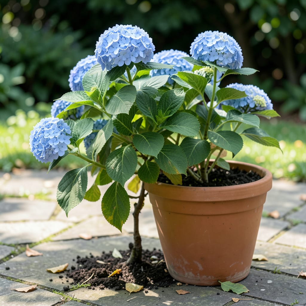 Visual representation of How Long Do Hydrangeas Bloom in Pots: Care Tips for Longer Blooms