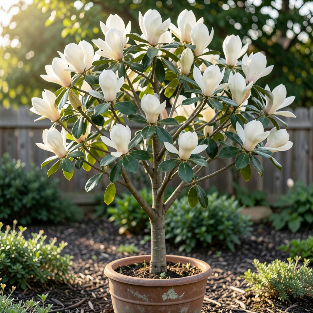How Long Do Magnolias Bloom: Bloom Duration and Care Tips example with annotations