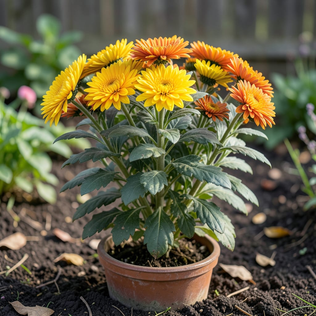 How Long Do Mums Stay in Bloom: Tips to Extend Flowering Season illustration with key details