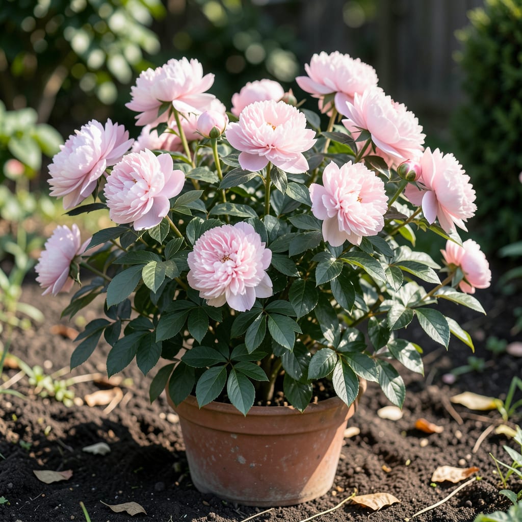 How Long Do Peonies Bloom For: Bloom Duration Explained example with annotations