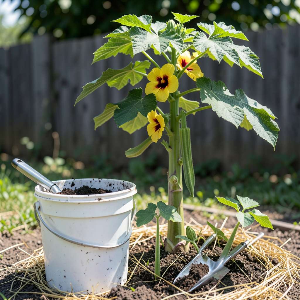 How Many Okra Plants per 5-Gallon Bucket: Ideal Spacing for Best Yields