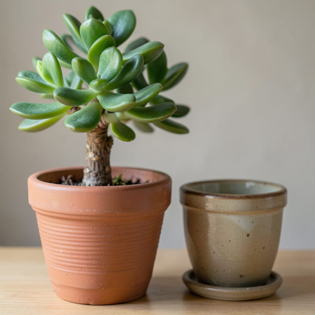 How Much Light Does a Jade Plant Need Indoors: Essential Care Tips example with annotations