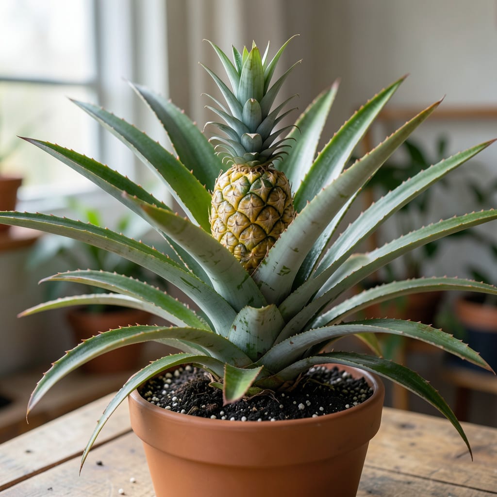 How Much Light Does a Pineapple Plant Need: Tropical Sun vs Shade Balance illustration with key details