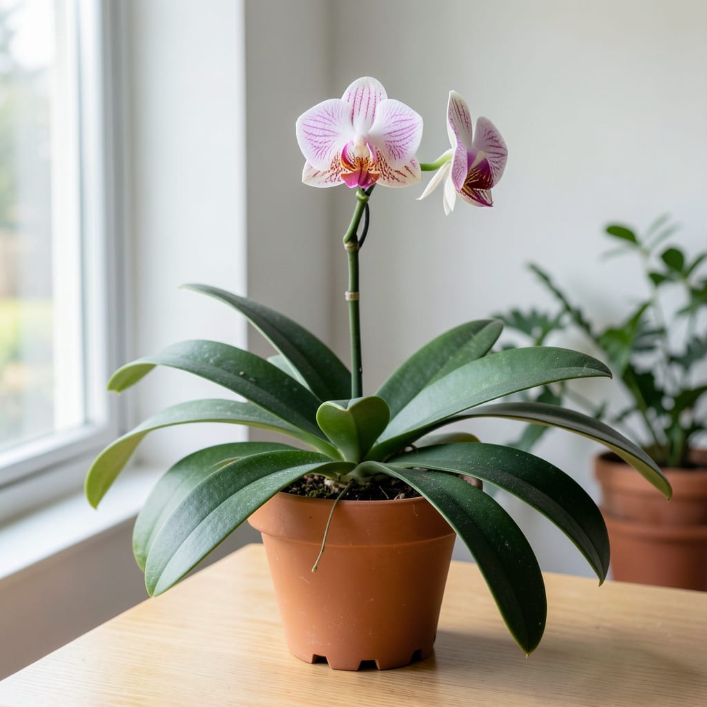 How Much Light Does an Orchid Plant Need: Expert Care Tips for Blooming Success example with annotations