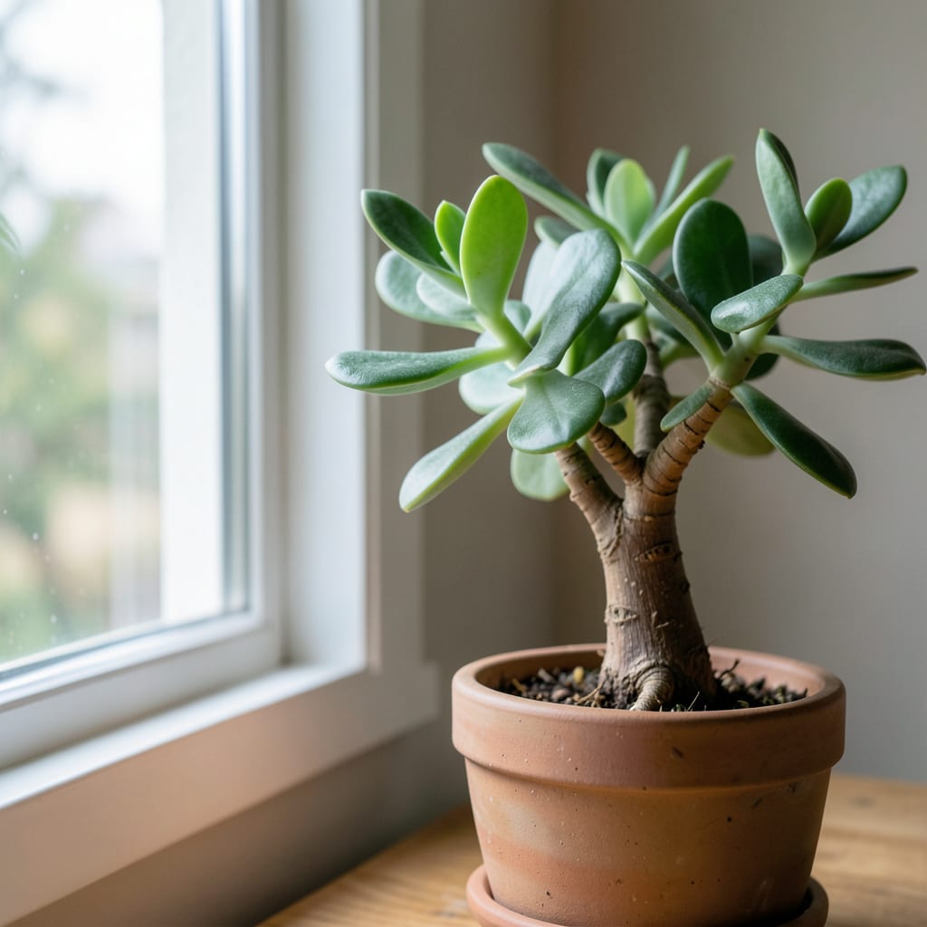 Visual representation of How Much Light for a Jade Plant: Essential Care Tips for Thriving Succulents