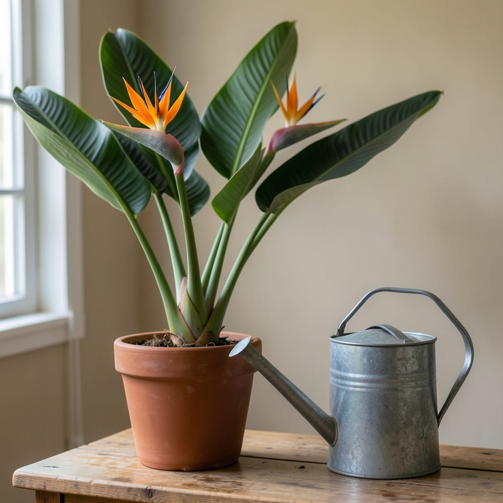 Visual representation of How Much Water Does a Bird of Paradise Plant Need: Expert Watering Tips