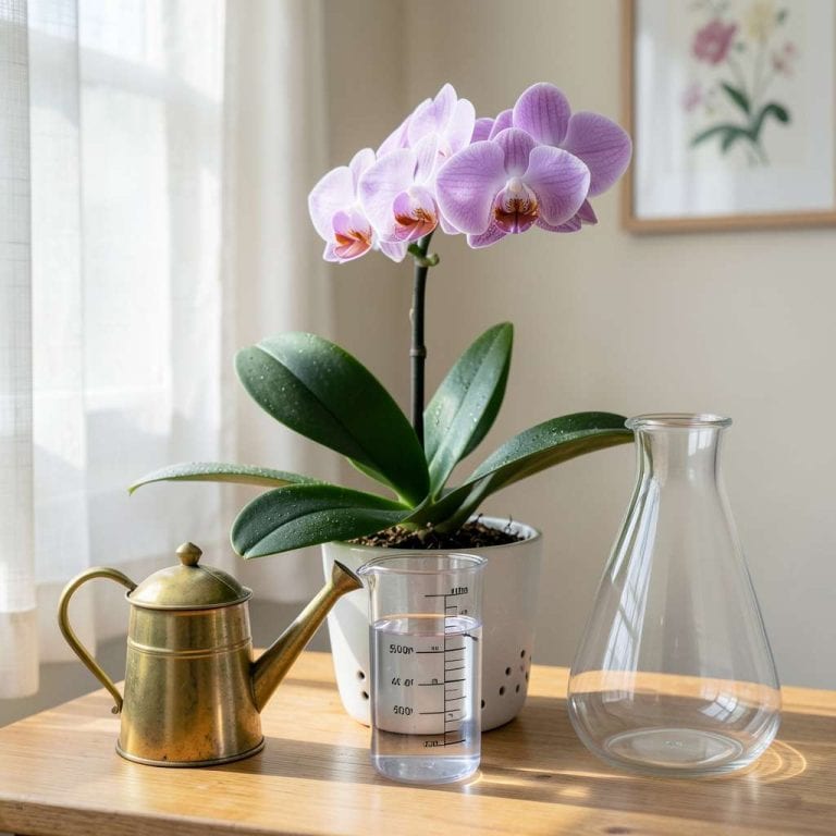 How Much Water to Put in Vase for Orchids: Quick Tips for Best Results