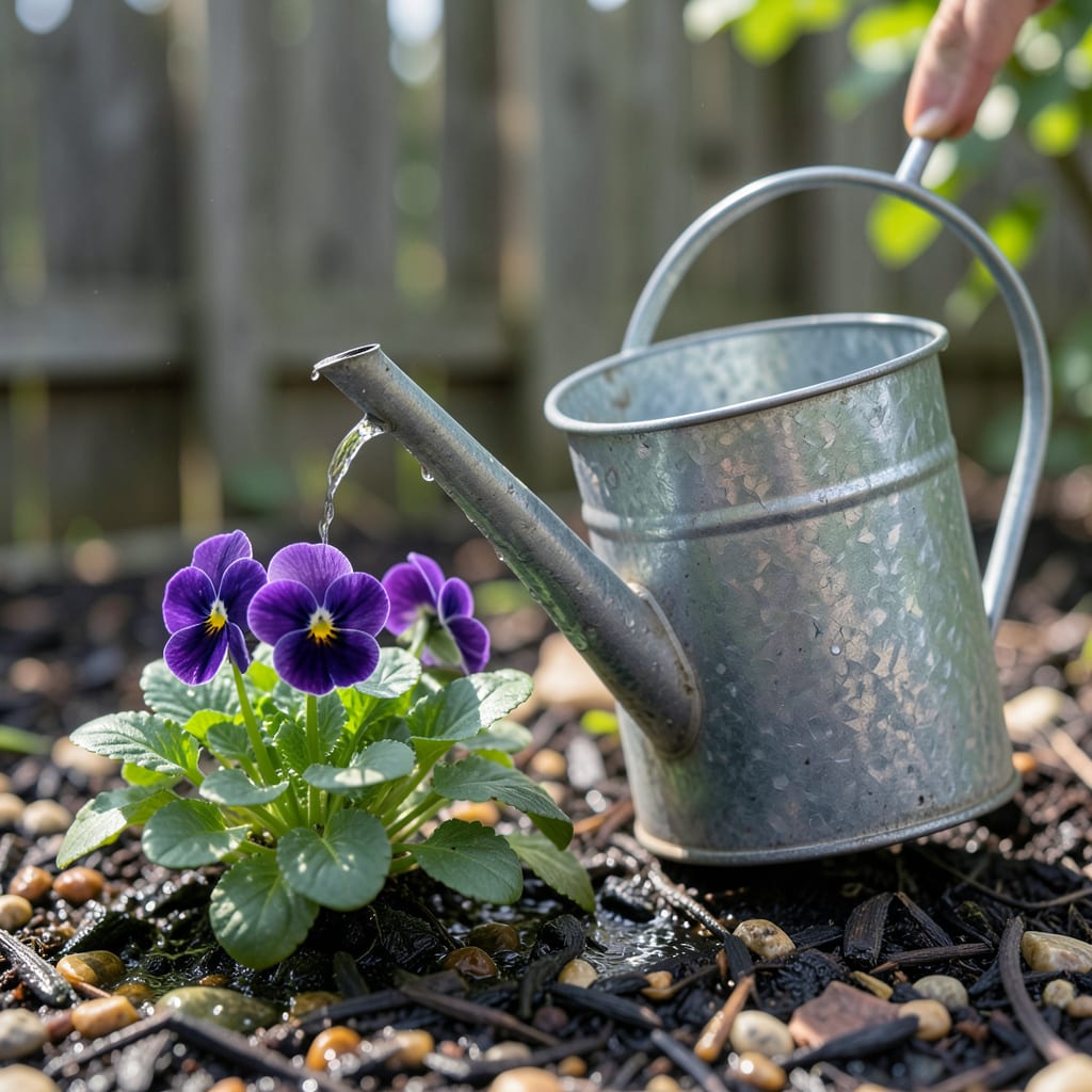 How Often to Water Pansies: Simple Schedule for Healthy Blooms illustration with key details