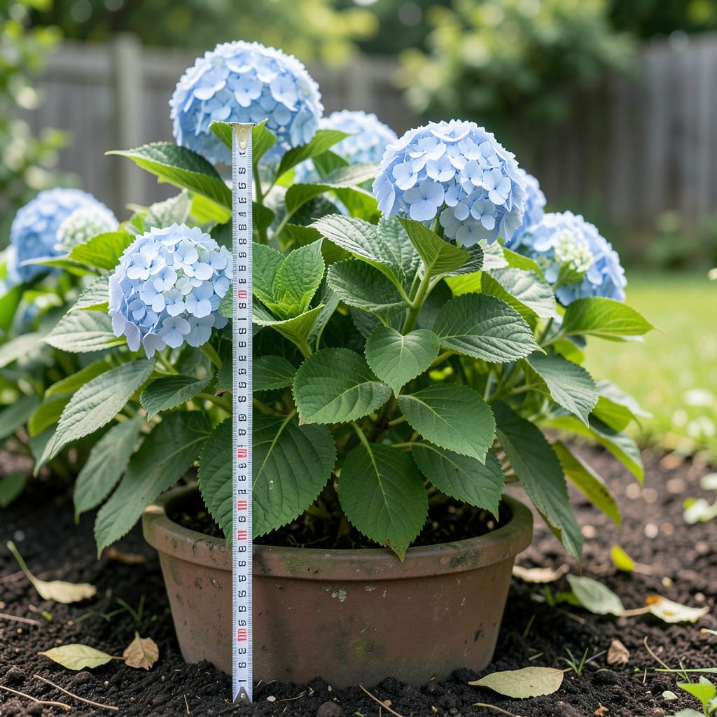 How Tall and Wide Do Hydrangeas Grow: Size Guide for Gardeners illustration with key details
