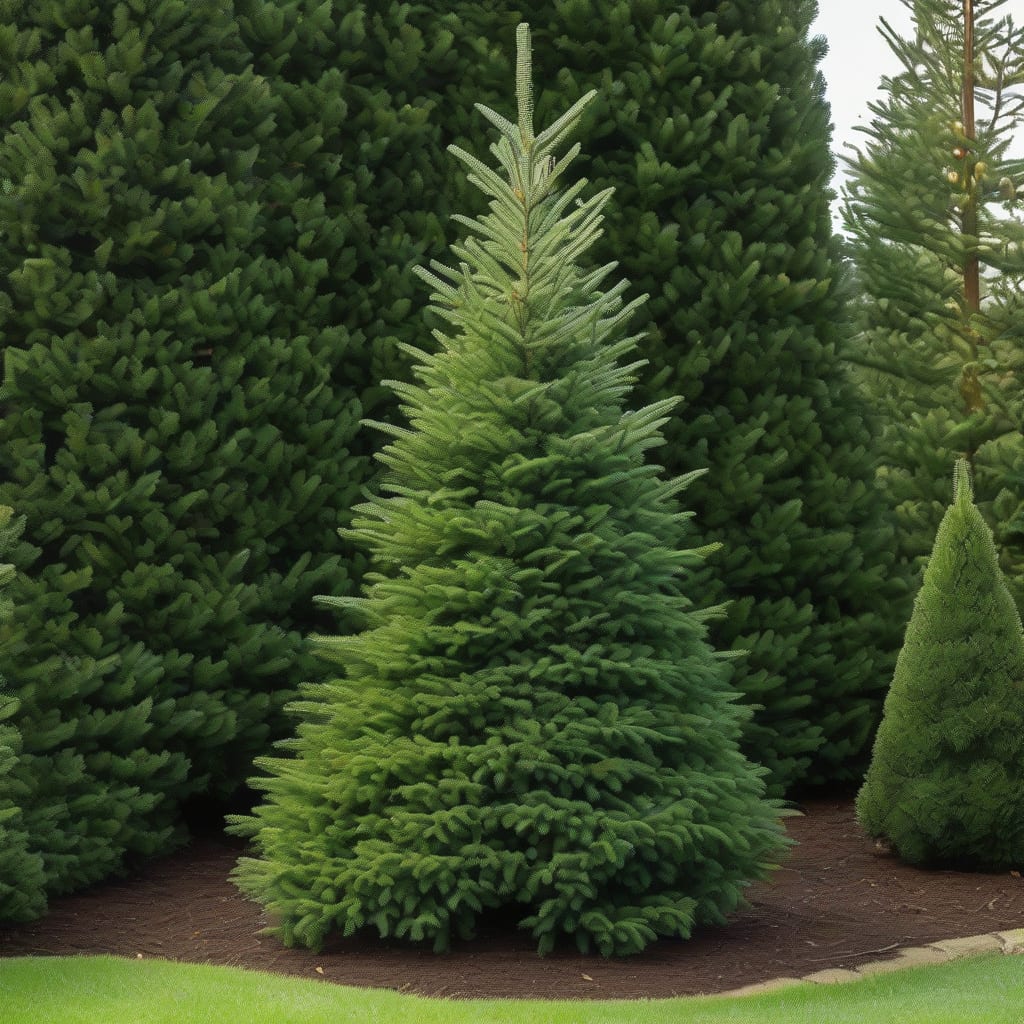 how tall can christmas trees grow example with annotations